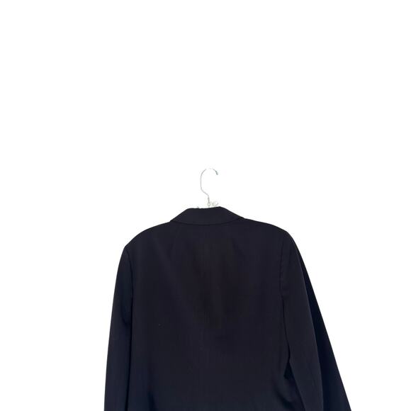 J.Crew One Button Blazer Black Office Work Business Academia Preppy Size 8 - Picture 8 of 12